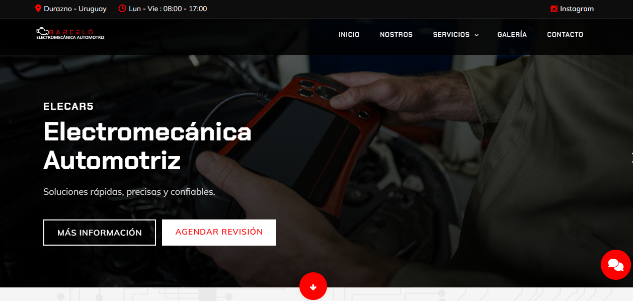 Diseño web moderno con enfoque minimalista
